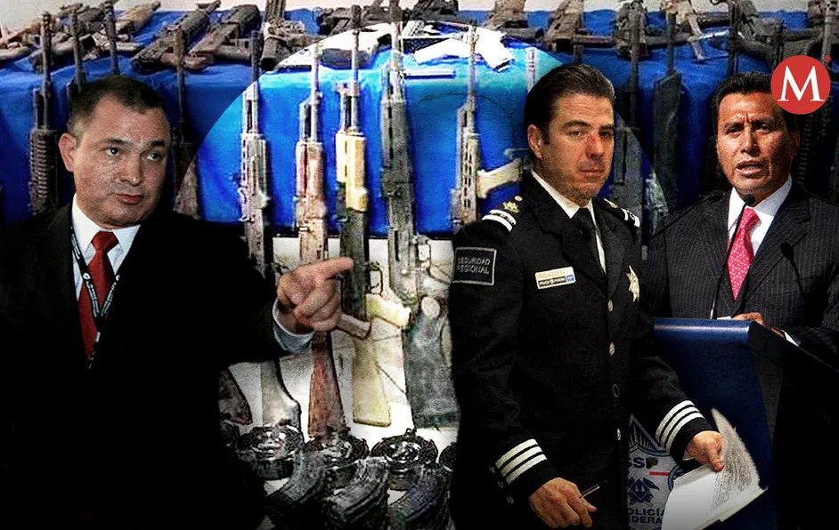 Aseguramiento de 42 armas, base para acusar a García Luna por 'Rápido y Furioso'