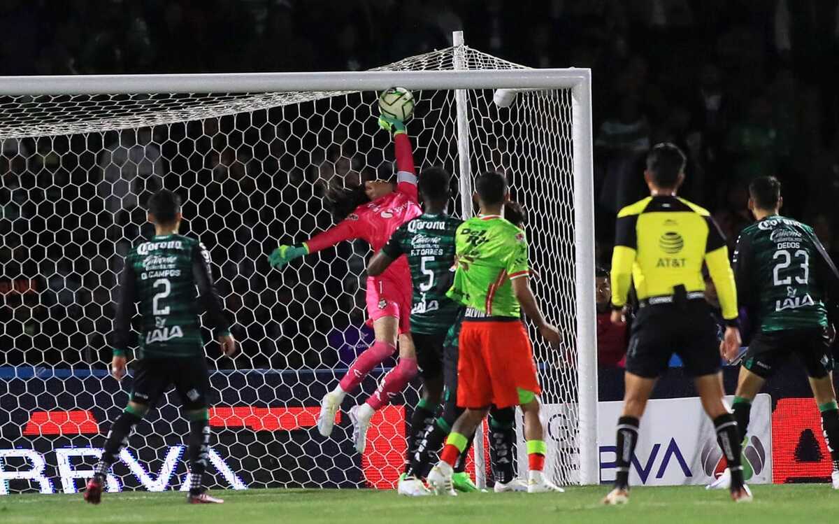 La atajada en el minuto 38 salvó al equipo alviberde | Cortesía
