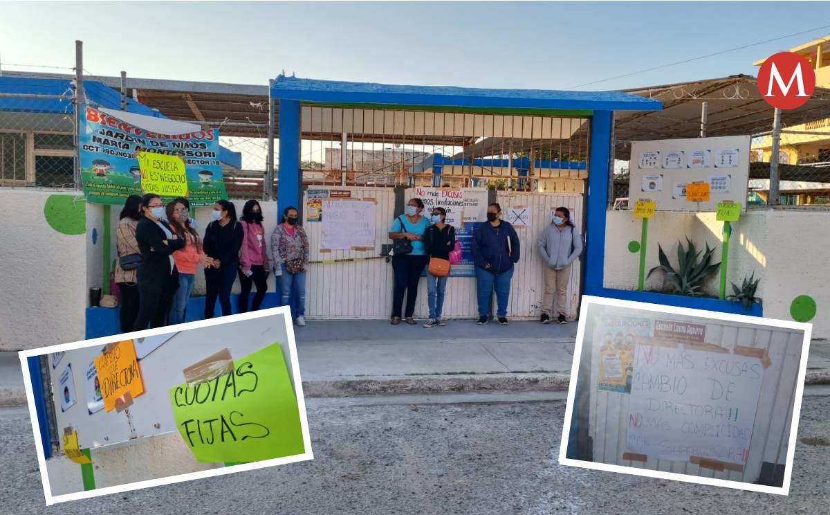 Padres se apoderan del kínder María Montessori en Ciudad Madero