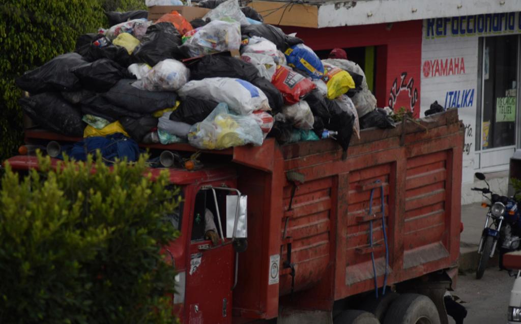 Recolección de residuos sólidos urbanos en la ciudad de Tula. (Francisco Villeda)