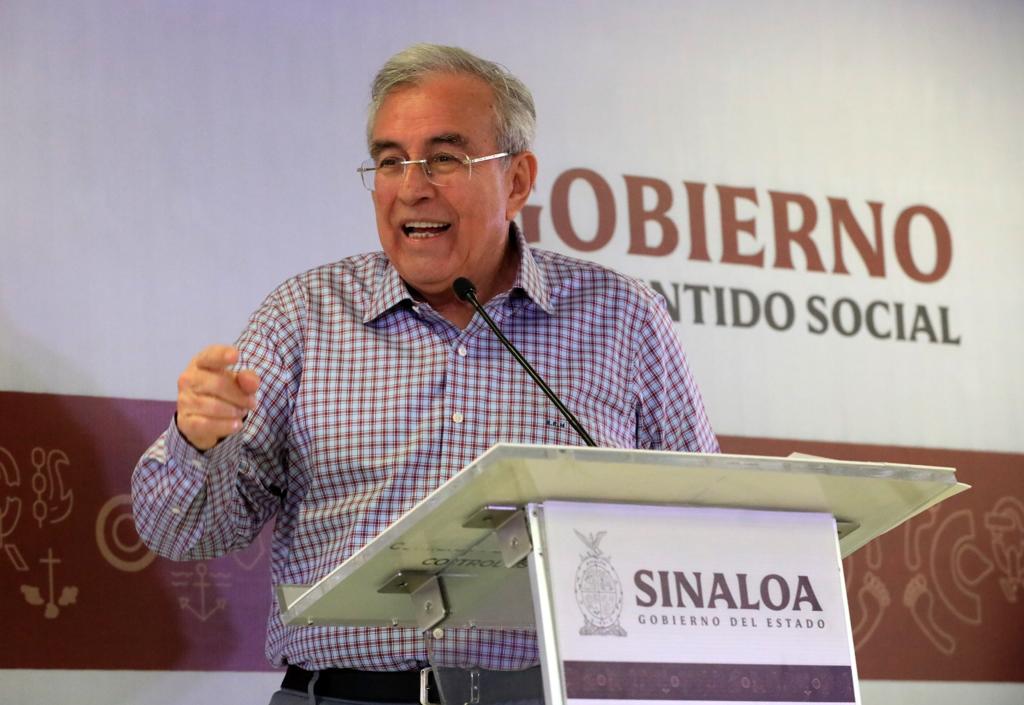 Rubén Rocha, gobernador de Sinaloa. | Especial