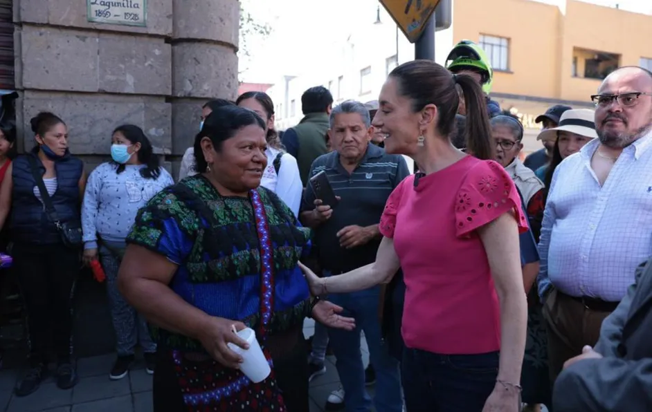 Sheinbaum visita las obras de 'Revitalización del Centro Histórico' de CdMx