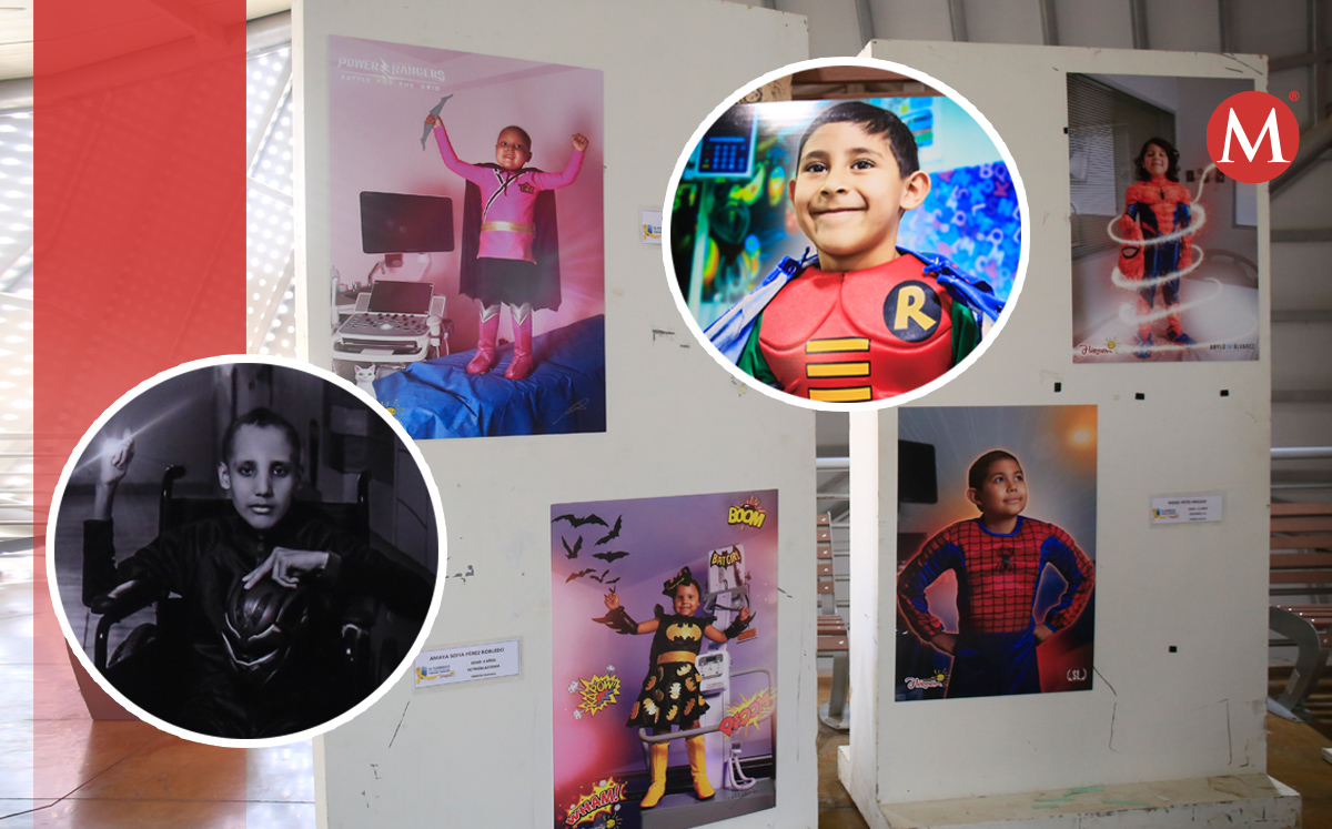 ¡Los más valientes! Niños con cáncer se convierten en superhéroes con galería en Torreón. | Mauricio Román