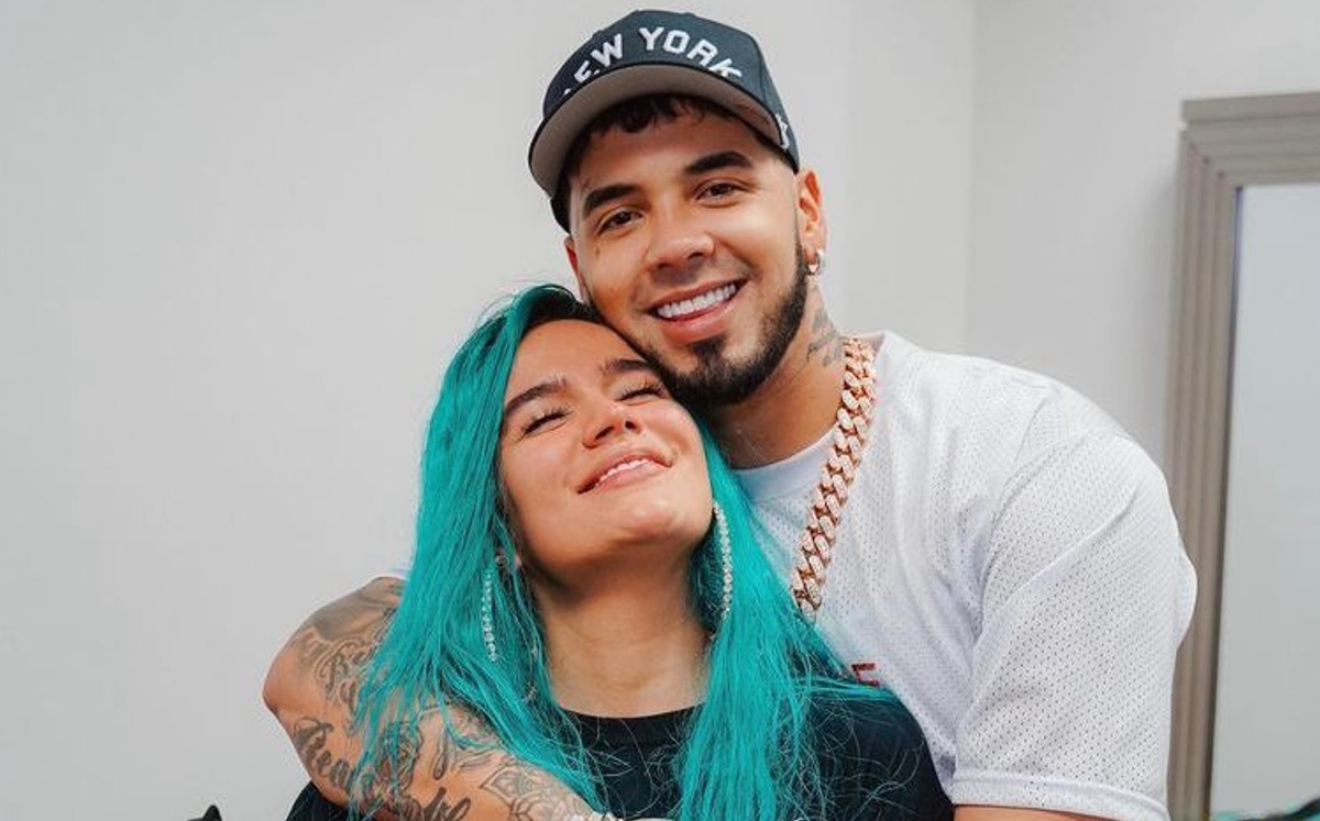 El último cumpleaños de Karol G junto a Anuel AA (Instagram)