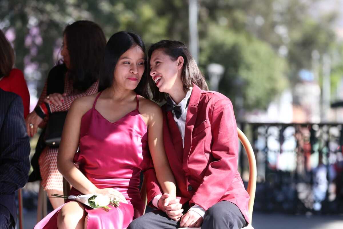 Las dos jóvenes, originarias de Pachuca, se conocieron durante la pandemia de covid-19 (Jorge Sánchez)