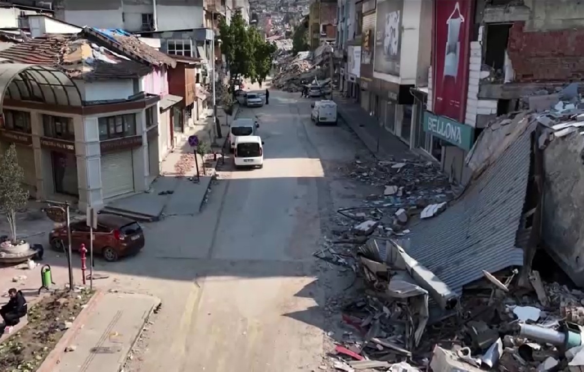 Terremoto de Turquía captado por un dron (Reuters)
