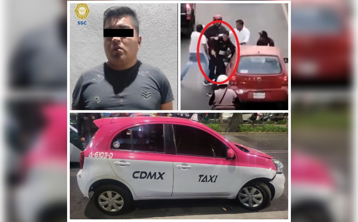 Uno de los delincuentes intentó escapar en un camión de transporte público.