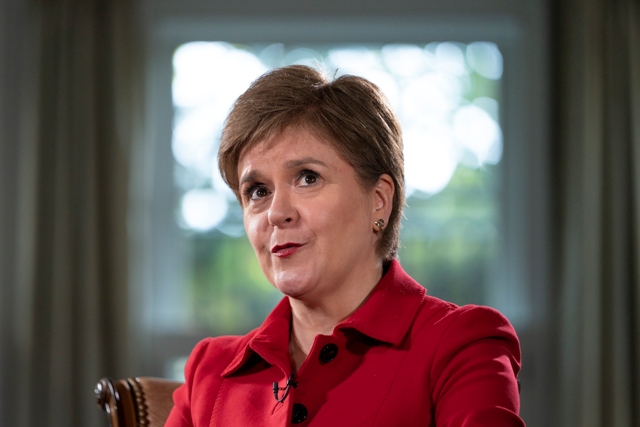 La primera ministra de Escocia, Nicola Sturgeon.| AP