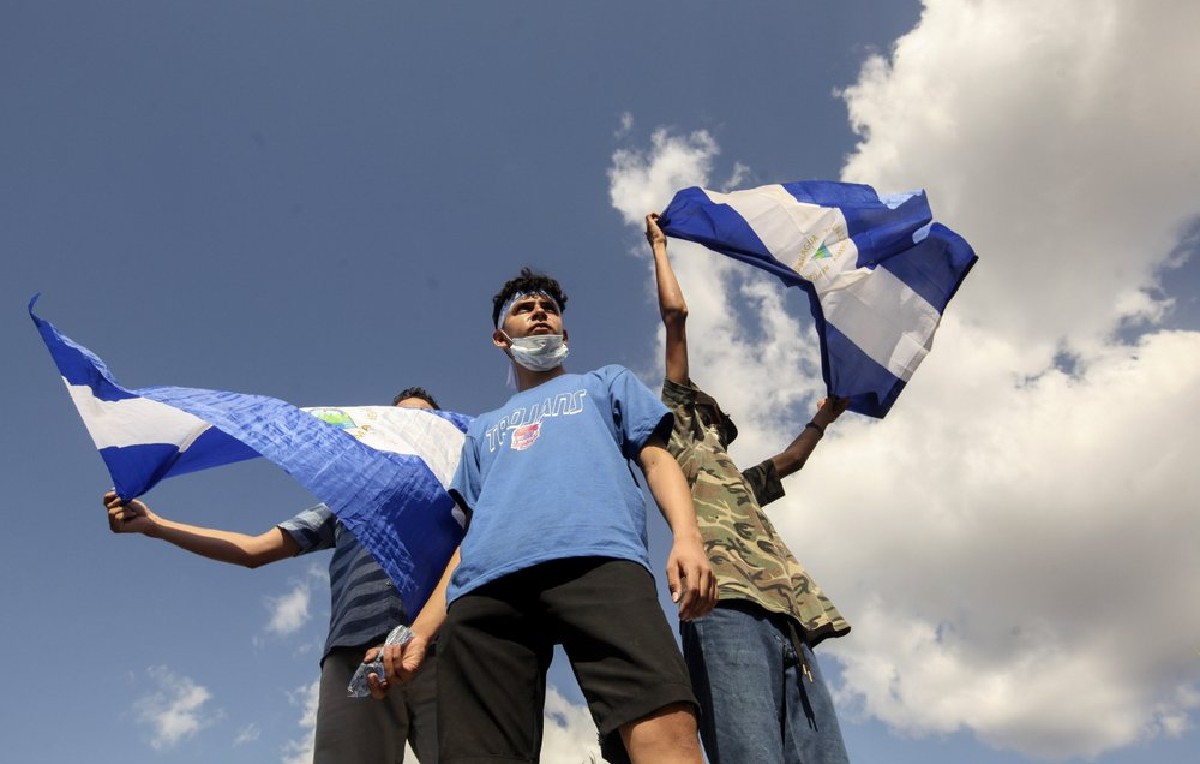 Manifestantes contra el régimen de Daniel Ortega en Nicaragua (AP)