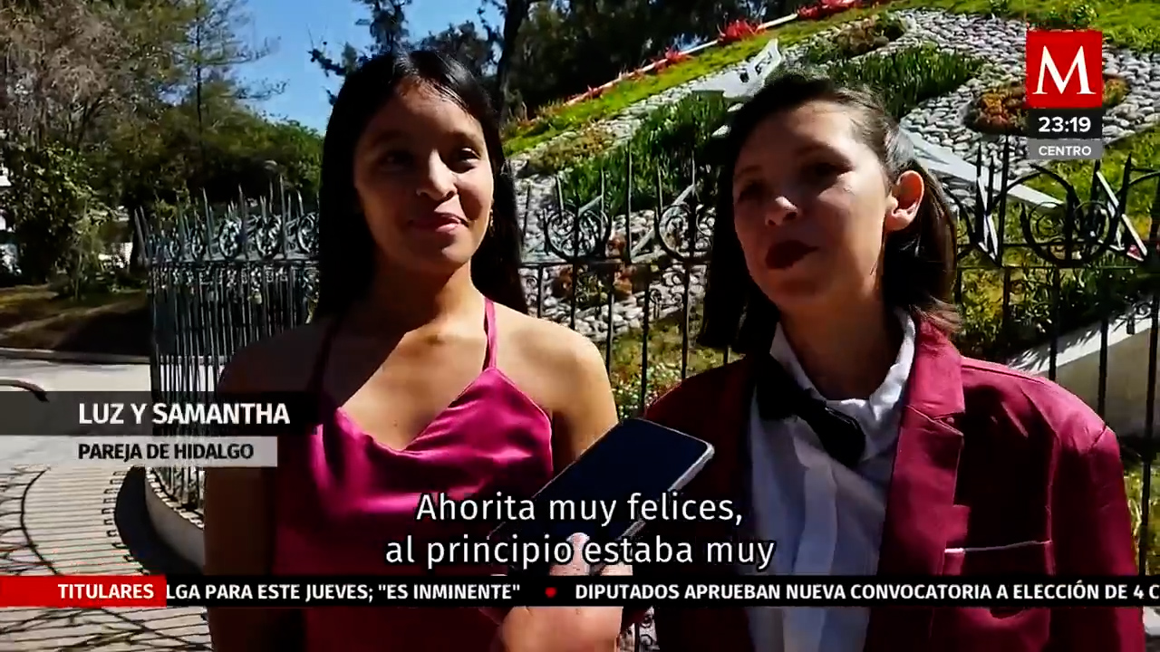 “Quiero pasar toda mi vida con ella”: Fernanda y Vanessa se casan en el Día del amor y la amistad