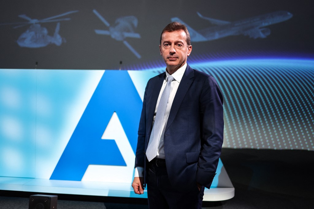 Airbus chief executive officer Guillaume Faury, vía AFP