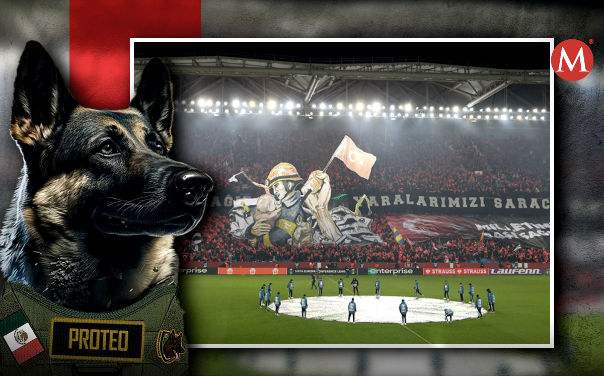El equipo Trabzonspor homenajeó a Proteo. | MILENIO