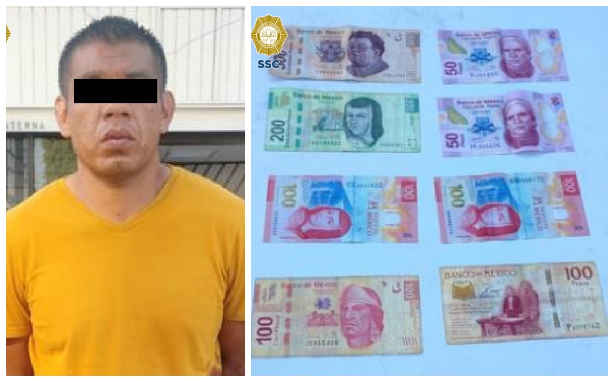 El hombre amagó por el cuello a su víctima.