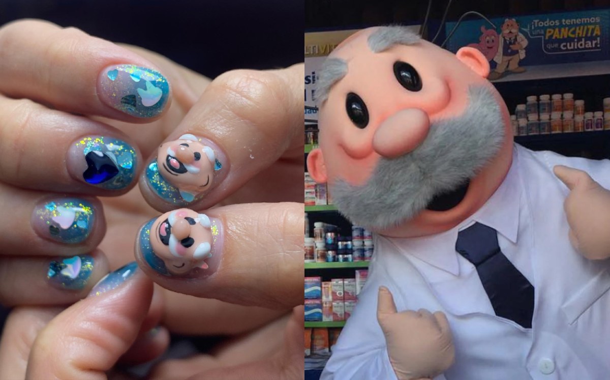 Uñas con diseño de Dr. Simi | Instagram
