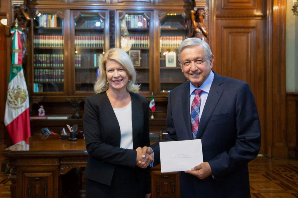 La visita de la Embajadora de Finlandia al Congreso de Hidalgo es compartir las experiencias de su país en educación (Sitio oficial AMLO)