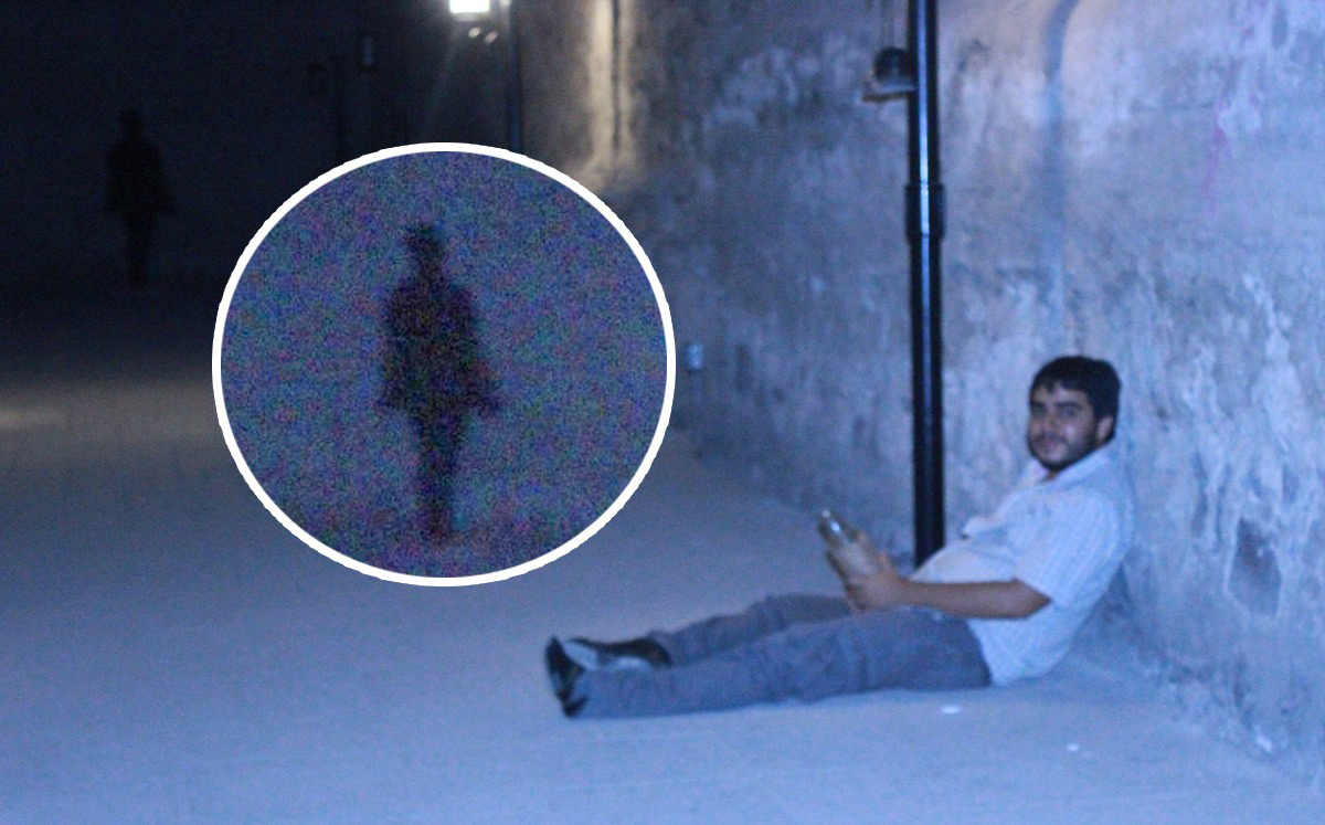 Captan extraña sombra al tomar foto en Canal de La Perla en Torreón. | Especial