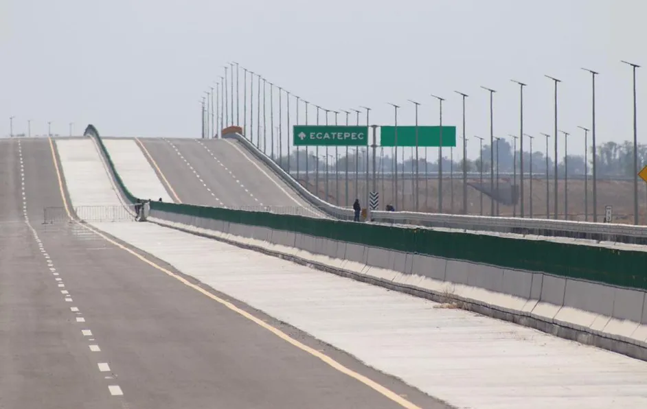 Inauguran carretera libre al AIFA; prevén recorrido de 9 minutos desde Ecatepec