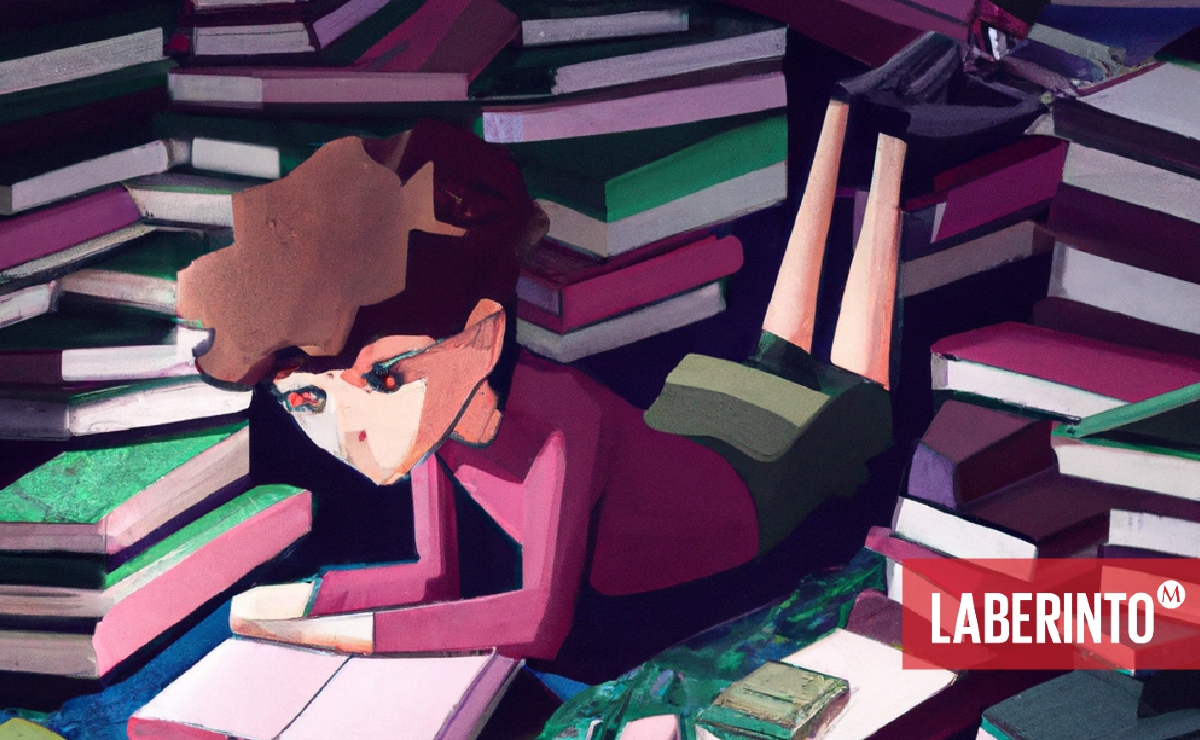 "Leí mi primer libro a los 9 años, gracias a mi abuelo materno". (Imagen generada con DALL·E )