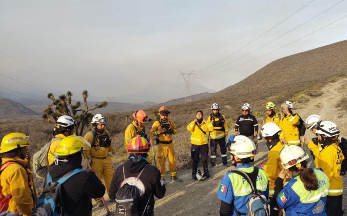 Los siniestros se reportaron ayer en los ejidos Rinconada y Candelaria, en García. Fotos: Especial