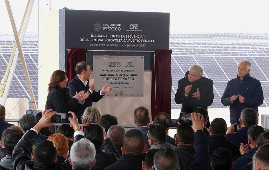 Alfonso Durazo dice que planta solar de Puerto Peñasco es una maravilla tecnológica