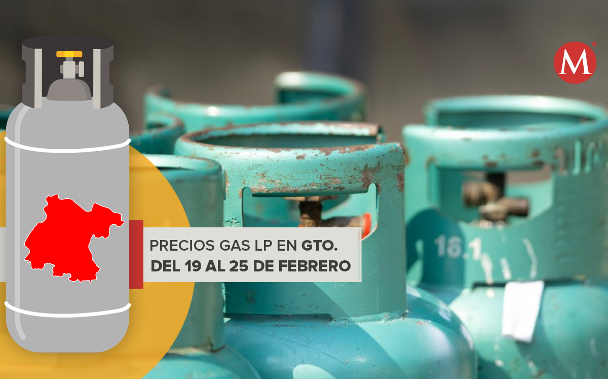 Estos son los precios del Gas LP del 19 al 25 de febrero para Guanajuato