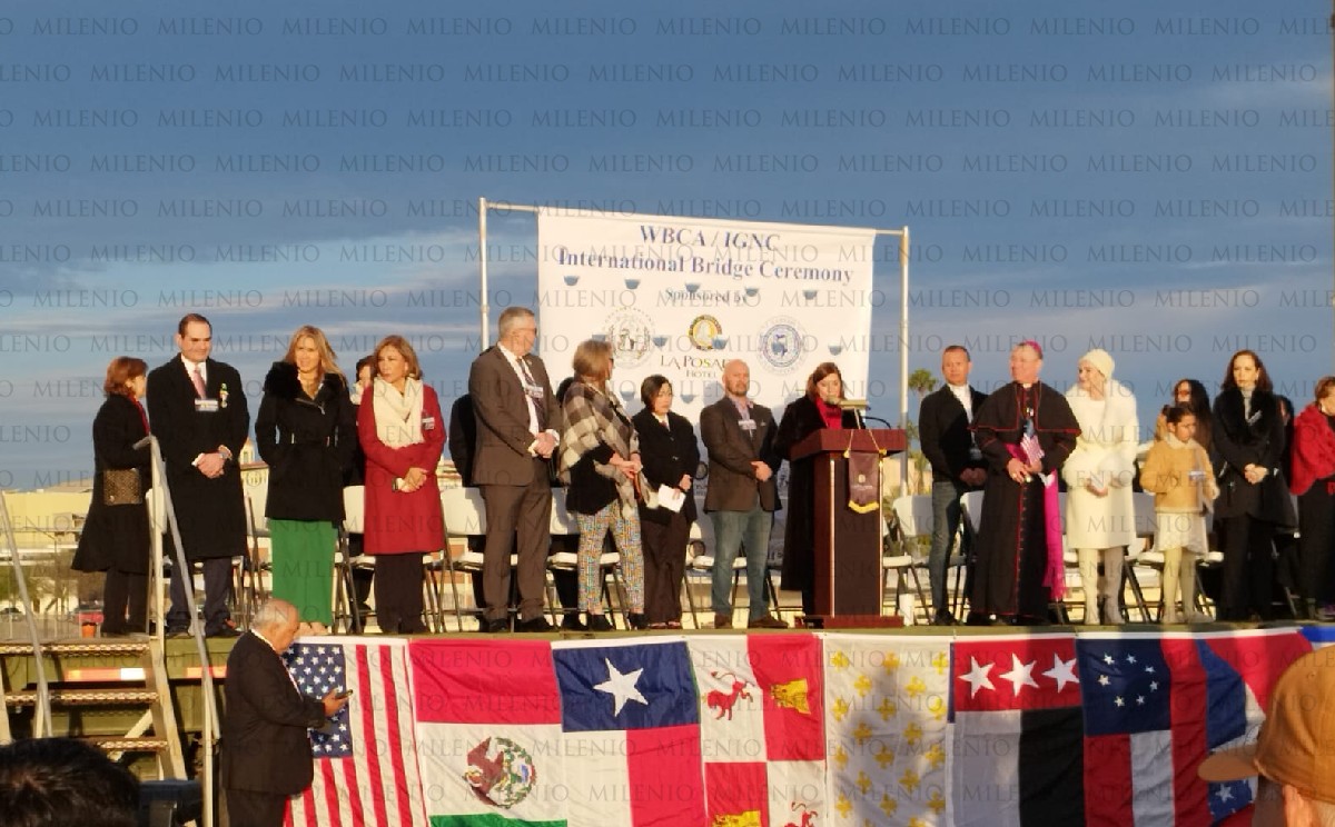 Los Dos Laredos celebran tradicional Ceremonia del Abrazo 2023