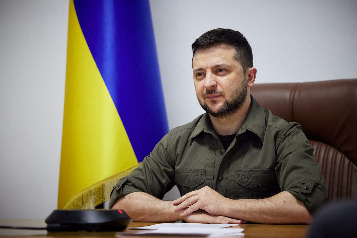 Presidente de Ucrania, Volodimir Zelenskiy. (Reuters)