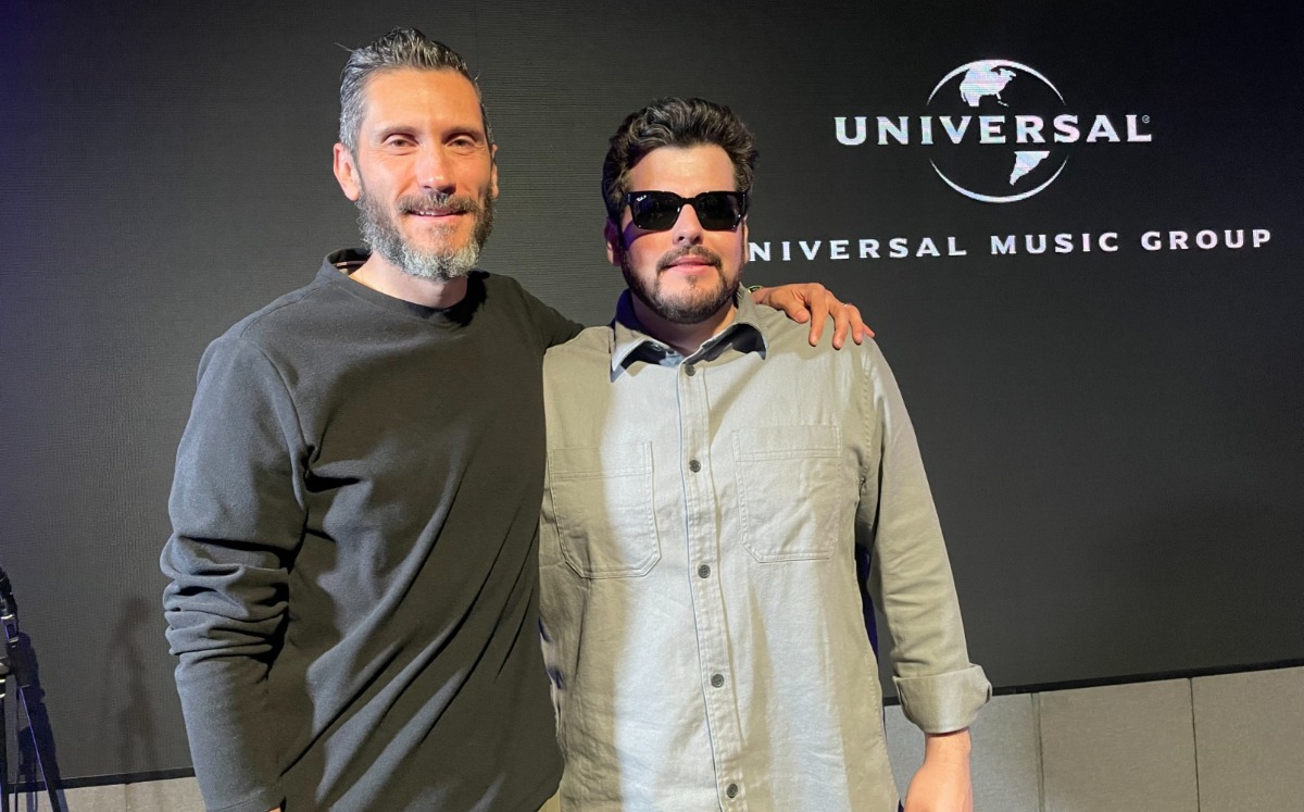 Alfredo Delgadillo y Kurt en la inauguración. Especial