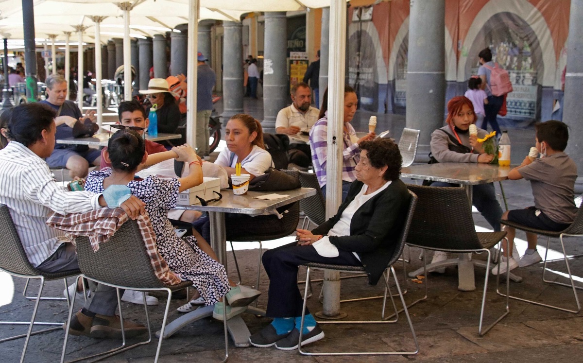 Aspecto de restaurantes en Puebla | Agencia Enfoque