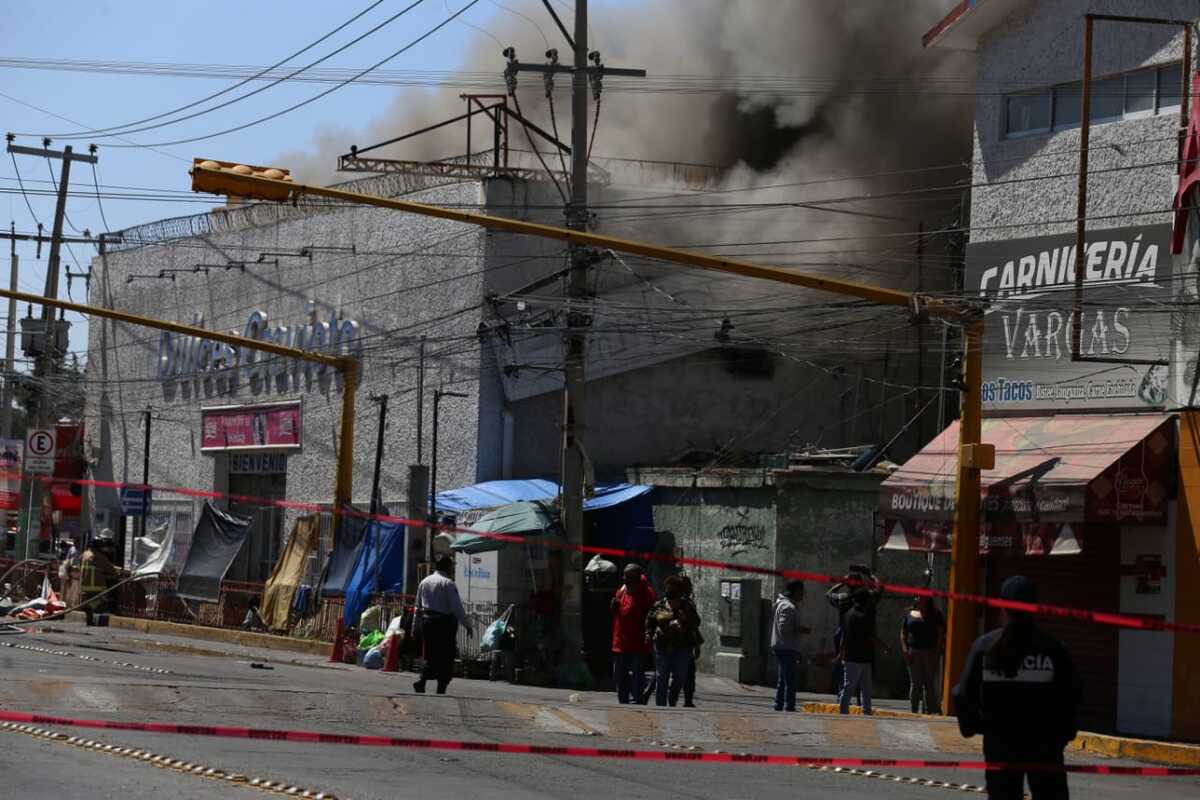 Se desconocen las causas del incendio y no se reportan personas lesionadas (Jorge Sánchez)