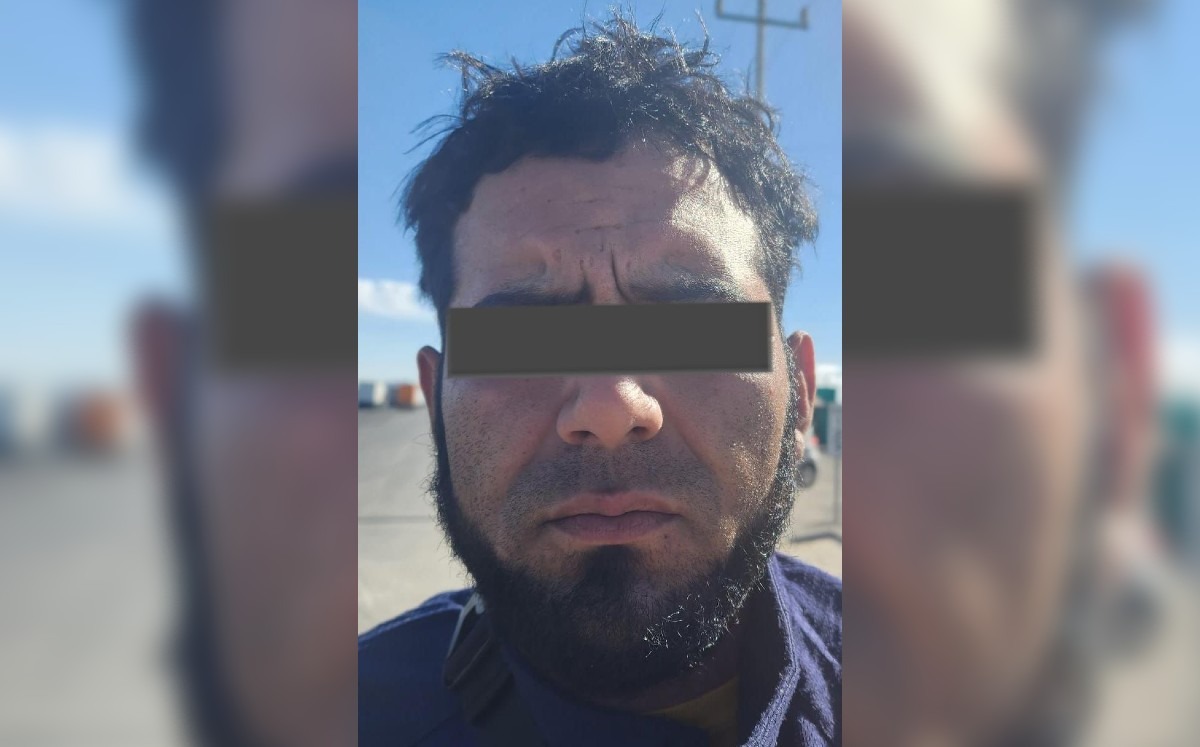 El hombre fue puesto a disposición de las autoridades correspondientes. Foto: Fiscalía de NL