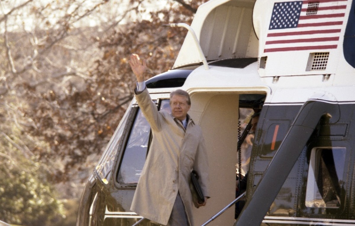 Ex presidente de los Estados Unidos, Jimmy Carter (Foto: Twitter/@CarterLibrary)