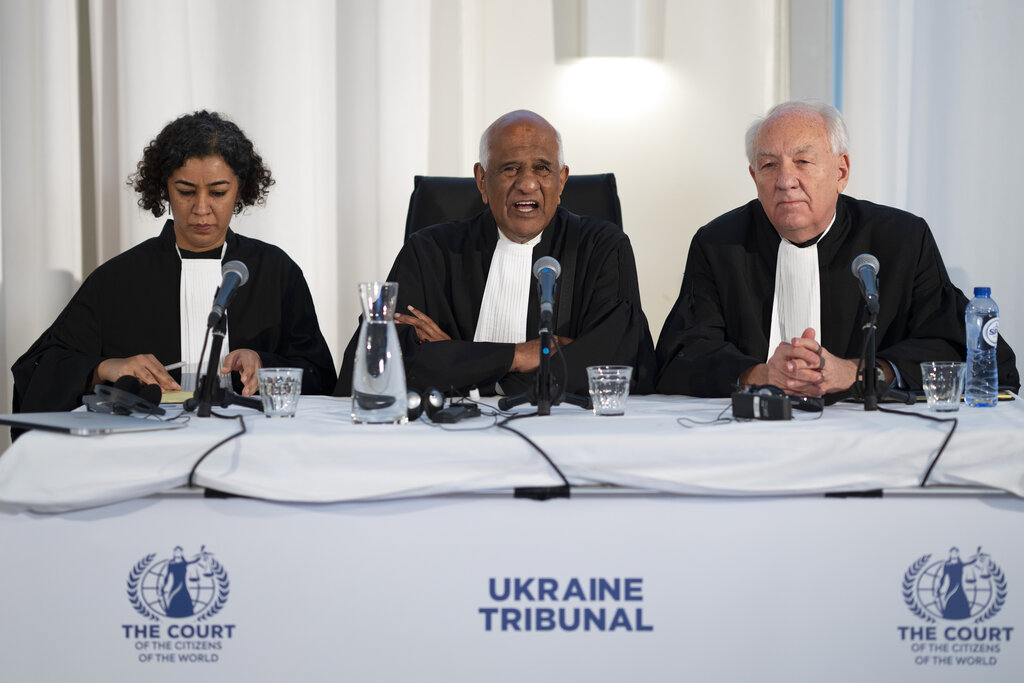 La acción se realizó contra el mandatario ruso. | AP