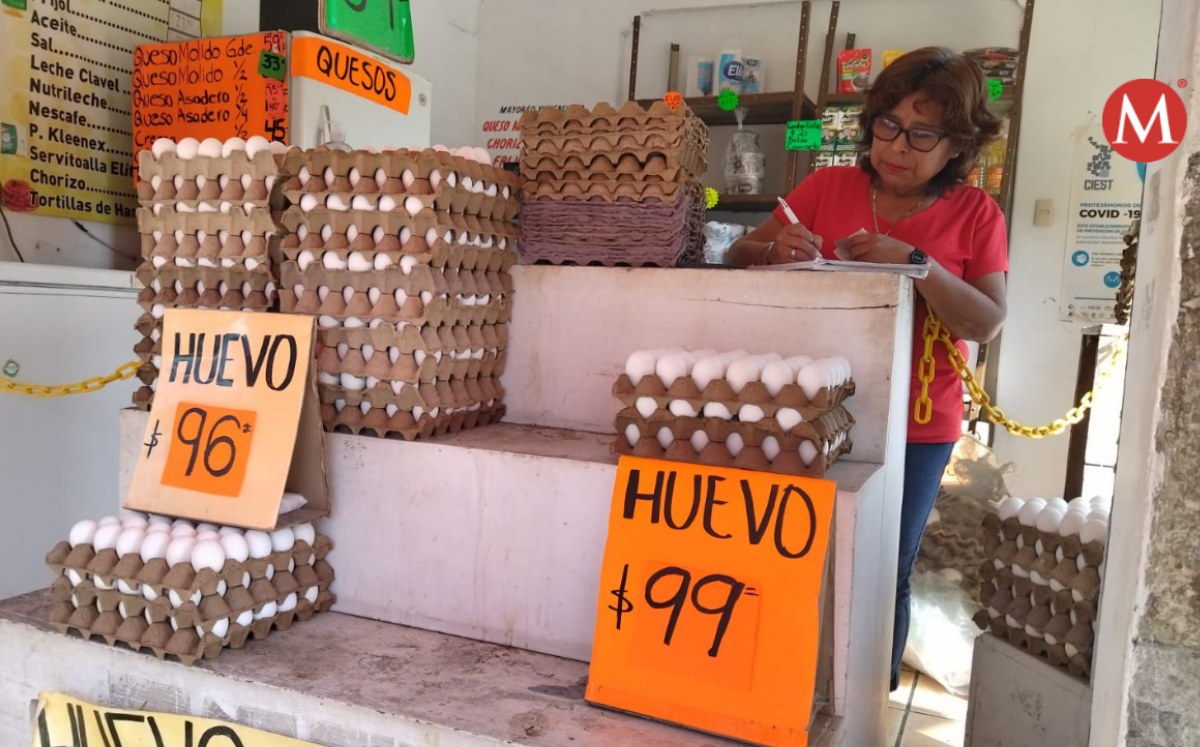 Precio del huevo en Ciudad Madero. (Pablo Reyes)