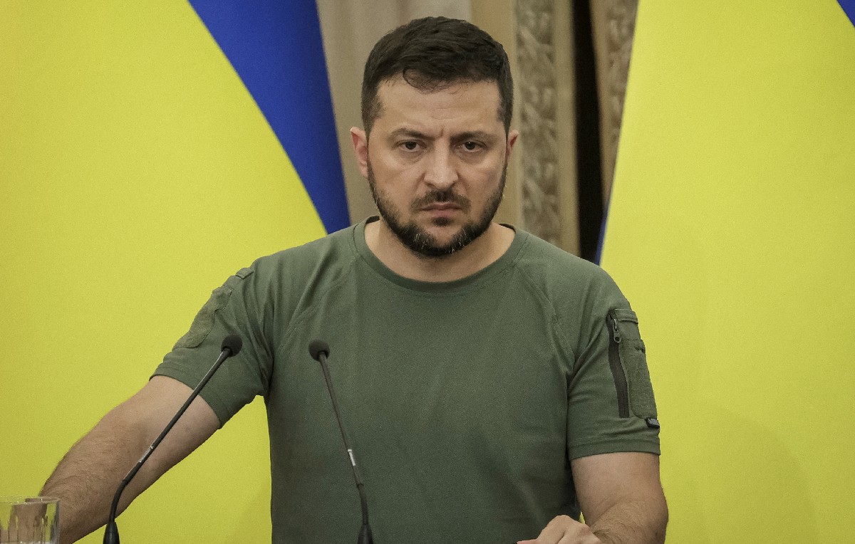Presidente de Ucrania, Volodimir Zelenski (AP)