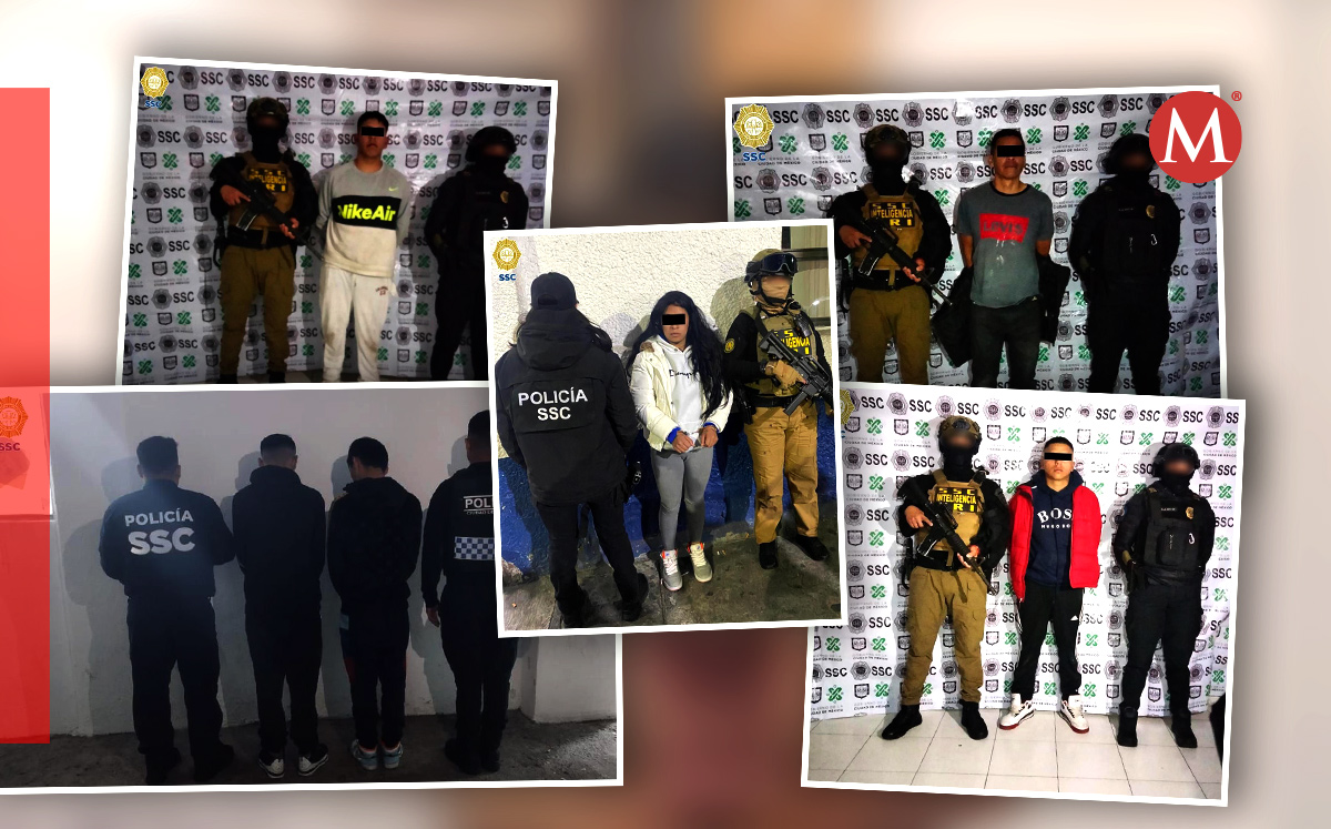 Seis presuntos integrantes fueron detenidos.