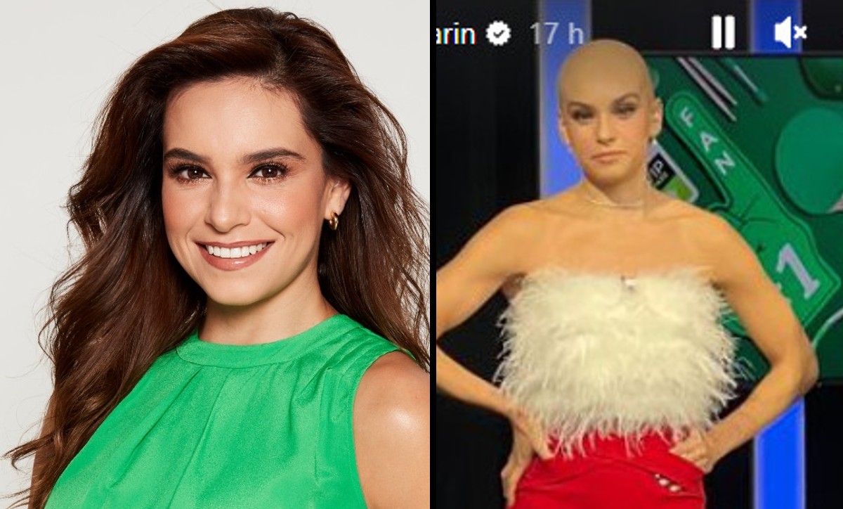 Tania Rincón aparece sin cabello en programa tras pagar una apuesta  | ESPECIAL