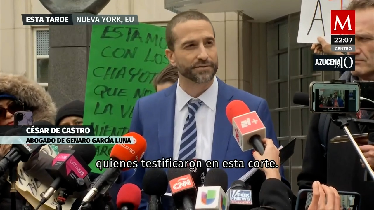 El abogado de García Luna se dice decepcionado del veredicto contra su cliente