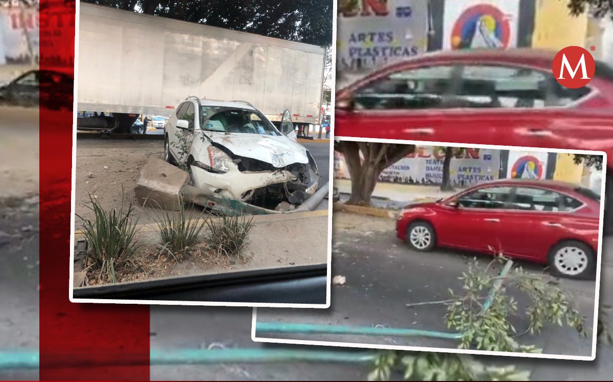 Accidente vial en el bulevar Hermanos Serdán deja un motociclista herido | Especial