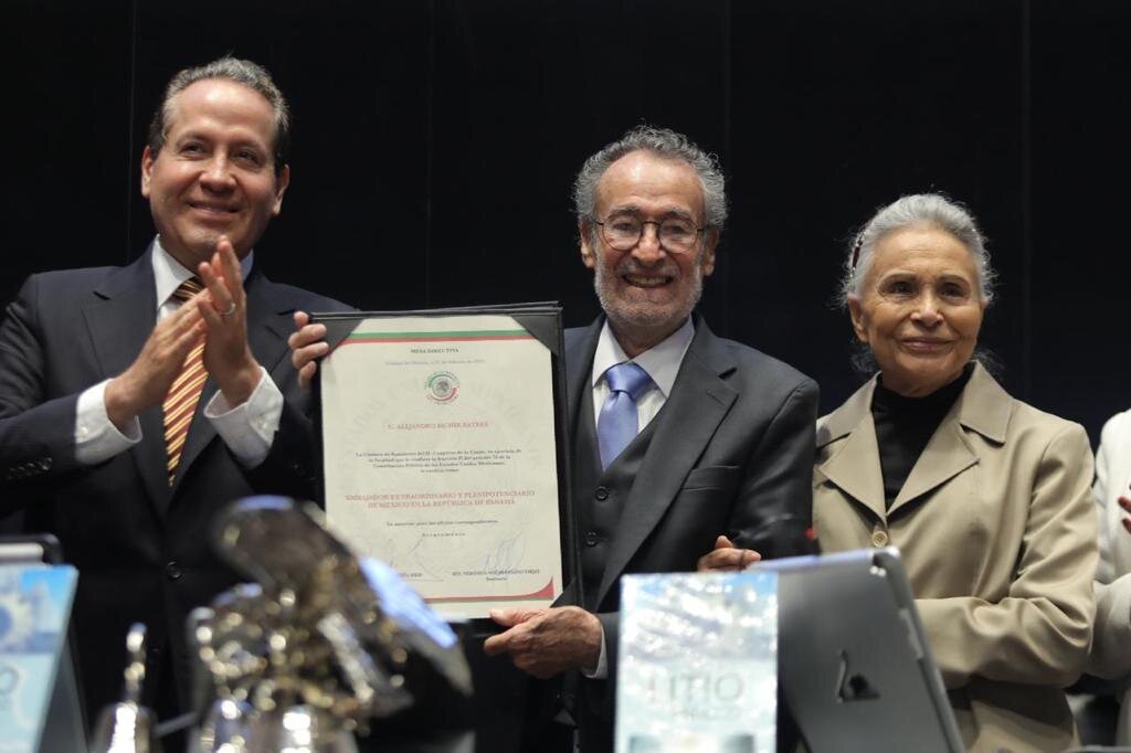 Alejandro Bichir Batres es el nuevo embajador de Panamá. (Twitter)