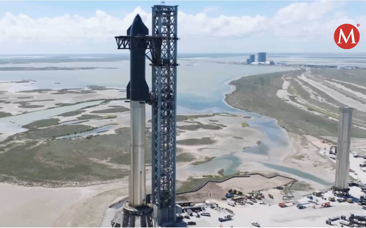 Puerto espacial de Space X en Brownsville, Texas.