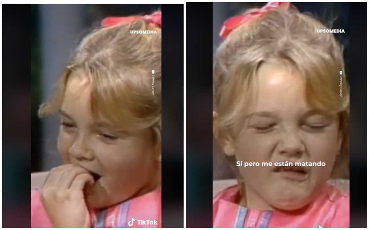 Drew Barrymore y su polémico video (Captura).