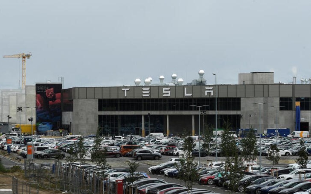 Gigafactoría de Tesla en Gruenheide, cerca de Berlín, Alemania. Agosto 2022. Foto: (Reuters)