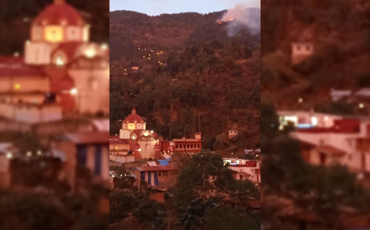 En incendio se reportó cerca de la comunidad de Santa Rosa en Tequila, Veracruz | Isabel Zamudio