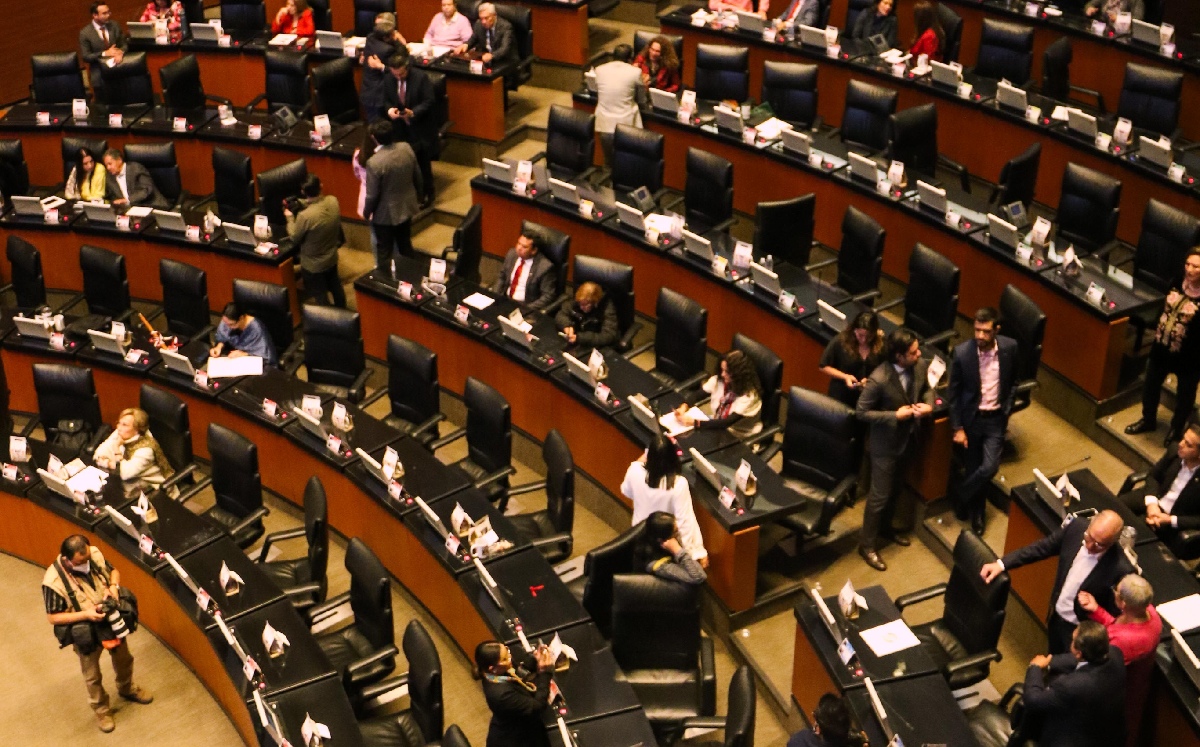 El pleno del Senado aprobó la minuta por la que se reforman las leyes electorales. | Cuartoscuro