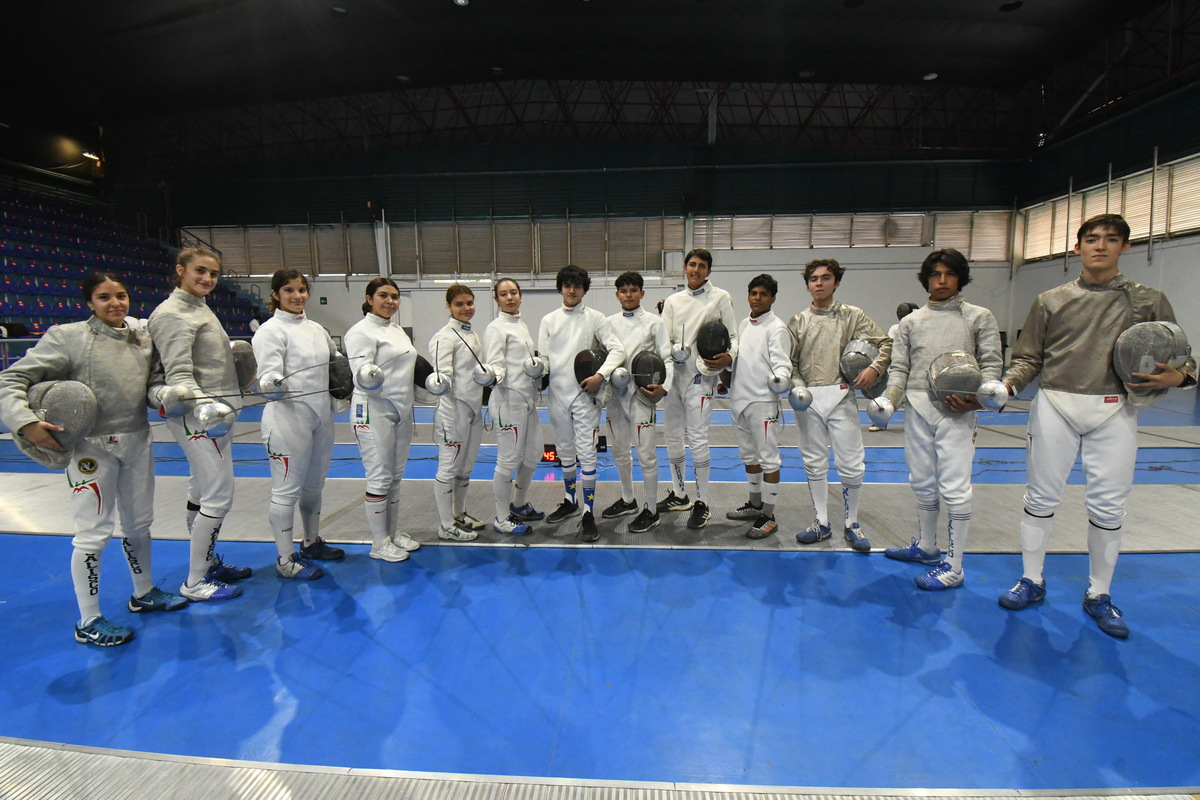 Selección que disputará el Campeonato Panamericano de Esgrima . (Cortesía)
