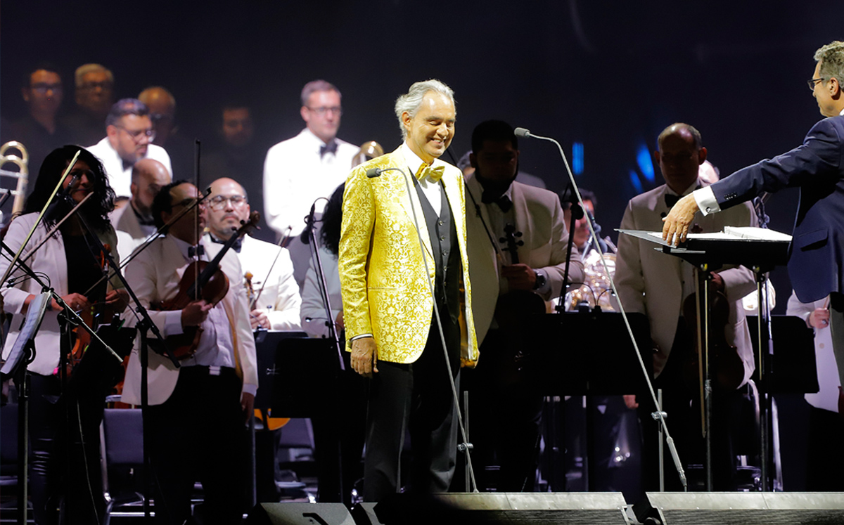 Andrea Bocelli 'hizo volar' a los laguneros con su voz. | Manuel Guadarrama