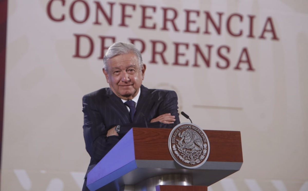 Conferencia matutina del presidente Andrés Manuel López Obrador en palacio nacional | Ariana Pérez