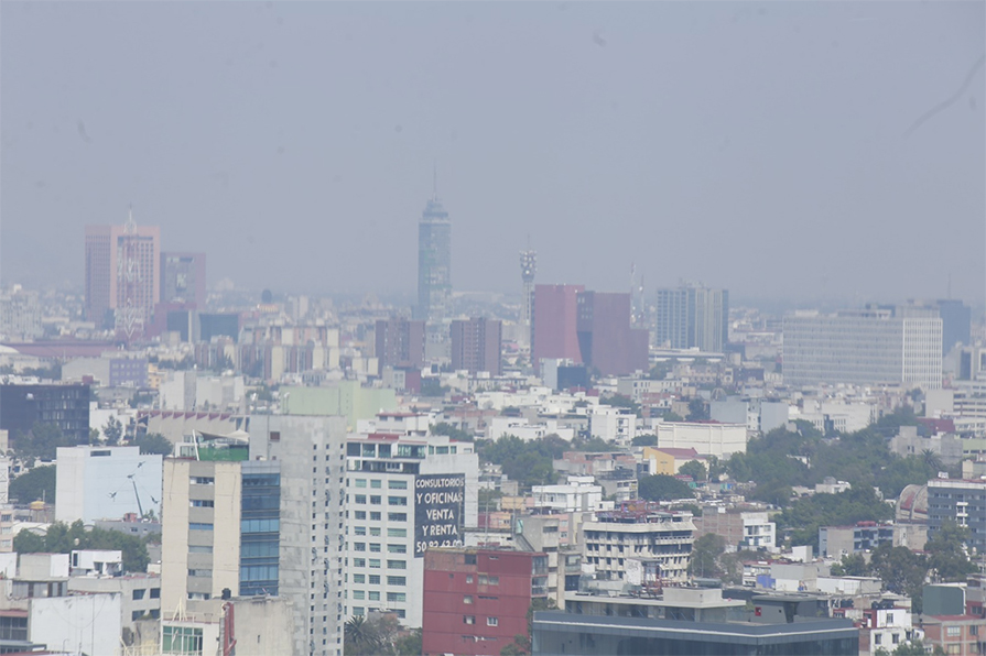 Contaminación del aire en la CdMx.│Juan Carlos Bautista