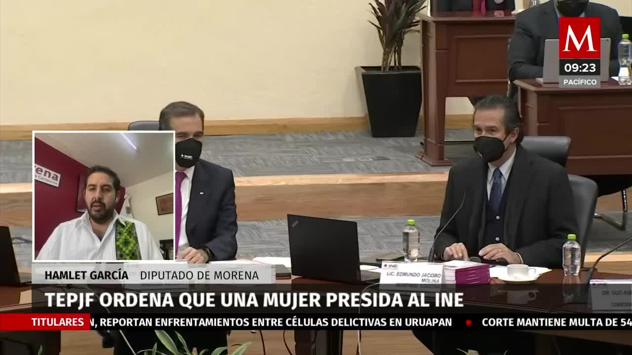 Hamlet García acusa que no dieron suficiente tiempo a mujeres para registro en convocatoria del INE